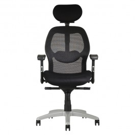 Kancelárske kreslo SATURN NET-čierna