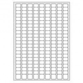 Etikety A5 9x13mm biele