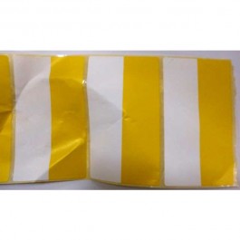 Etikety SE 105x60mm Thermo Eco žlto-biele(1/2) kotúč