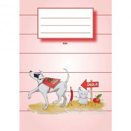 Zošit A6 624 /TRIPSY, linajkový 20 listov