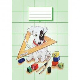 Zošit A5, 525 štvorčekový, 20 listov