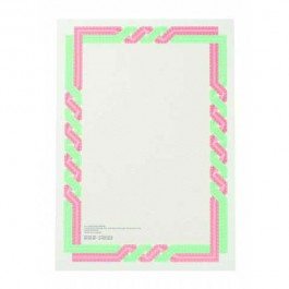 Certifikačný papier A4 červeno-zelený 115g