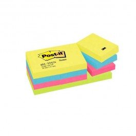 Bločky samolepiace Post-it Rainbow Active 38x51mm/12ks 653-TFEN