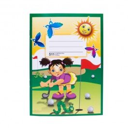 Zošit A5 511, linajkový pomocná linka, 10 listov