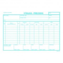 Výdajka-Prevodka s DPH A5/100l