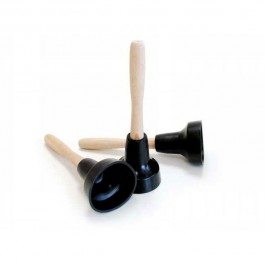 Zvon na WC s drevenou rúčkou