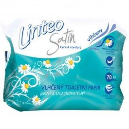 Vlhčený toaletný papier Linteo Satin s harmančekom