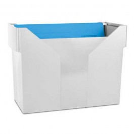 Zásobník na závesné obaly DONAU sivý