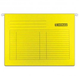 Závesný obal Donau žltý / 25ks DO74111