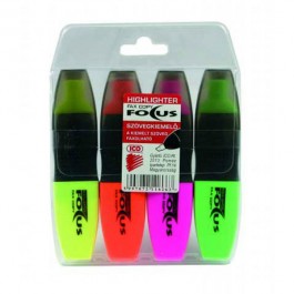 Zvýrazňovač Focus 4ks sada