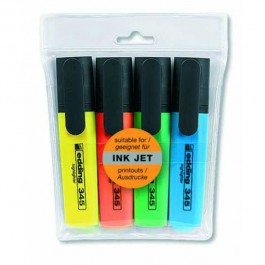 Zvýrazňovač Edding 345 /4 ks sada