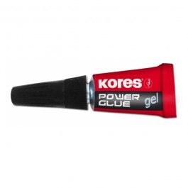 Lepidlo sekundové KORES Power Glue Gel, 3x1 g - blister 26342