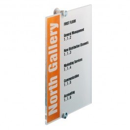 Informačná tabuľka Crystal Sign 210x297 mm